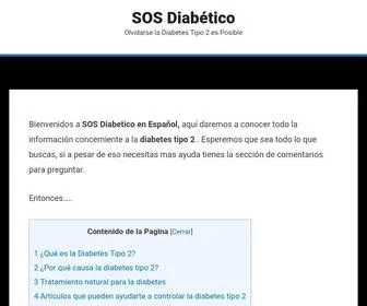 Sosdiabetico.com(SOS Diabético TIPO 2 en español) Screenshot