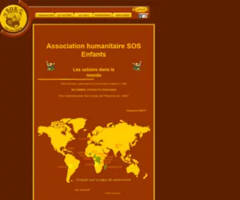 Sosenfants.com(SOS Enfants association humanitaire) Screenshot