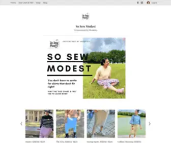 Sosewmodest.com(Modest Skirts and Swimwear) Screenshot