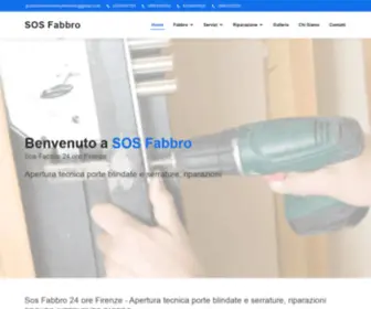 Sosfabbro.eu(Fabbro Firenze) Screenshot