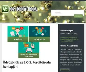 Sosforditoiroda.hu(S.O.S Fordító iroda) Screenshot