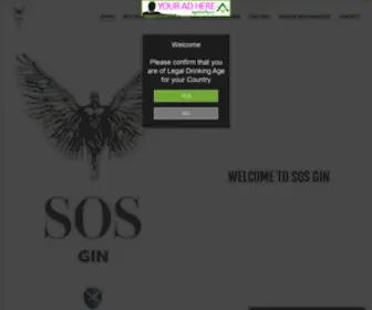 Sosgin.co.uk(SOS Gin) Screenshot
