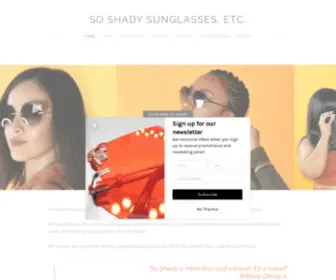 Soshadysunglasses.com(So Shady Sunglasses) Screenshot