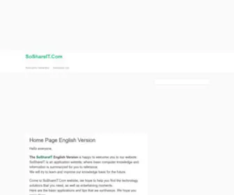 Soshareit.com(The SoShareIT English Version) Screenshot