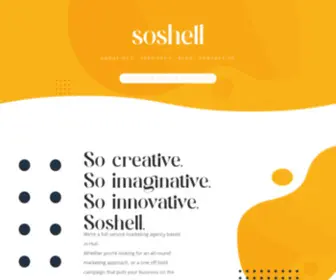 Soshell.co.uk(Full service marketing agency) Screenshot