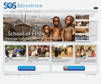 Soshope.org(SOS Ministries) Screenshot