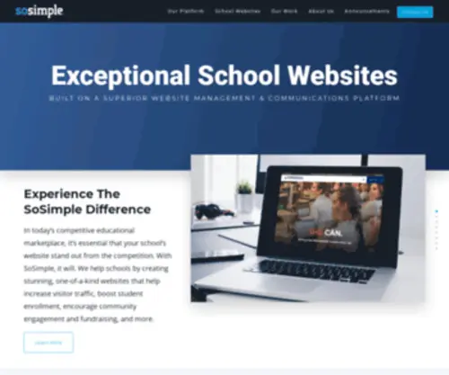 Sosimpleschools.com(School Website Design Firm) Screenshot