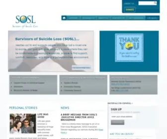 Soslsd.org(Survivors of Suicide Loss San Diego (SOSL)) Screenshot