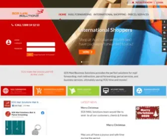 Sosmail.com.au(SOS Mail/Business Solutions) Screenshot