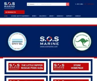 Sosmarine.com(SOS Marine) Screenshot