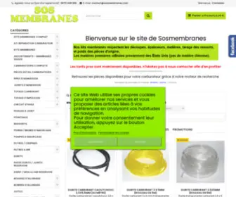 Sosmembranes.com(Bienvenue chez SOSMEMBRANES) Screenshot