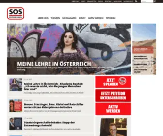 Sosmitmensch.at(SOS Mitmensch auf einen Blick) Screenshot