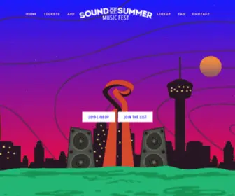 SosmusicFest.com(Sound of Summer Music Fest) Screenshot