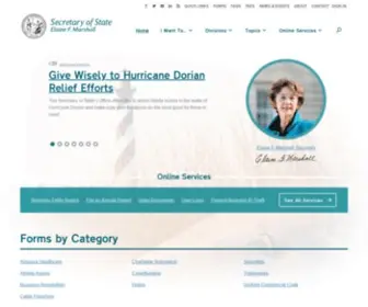Sosnc.com(North Carolina Department of the Secretary of State) Screenshot