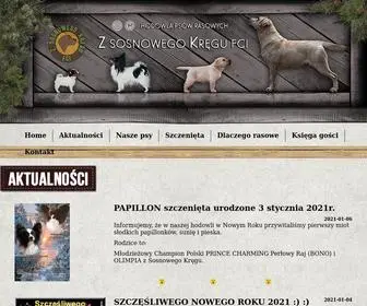 Sosnowy-Krag.pl(Psy rasowe) Screenshot