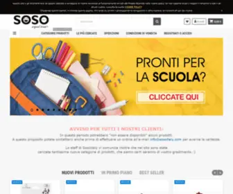 Sosoitaly.com(Negozio online per Hobby Creativi Belle Arti e Bricolage) Screenshot