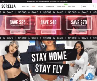 Sosorella.com(Sorella Boutique) Screenshot