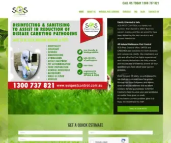 Sospestcontrol.com.au(Rodent Extermination) Screenshot