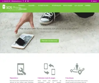 Sosphone.ca(Réparation de cellulaire à Québec) Screenshot