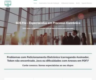 Sospje.com(SOS PJe) Screenshot