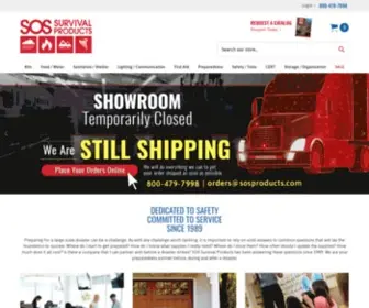 Sosproducts.com(Outdoor Survival Products & Emergency Supplies) Screenshot