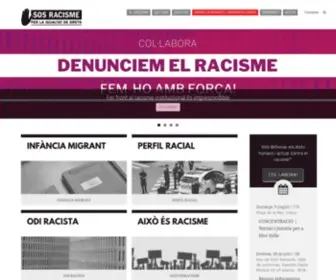 Sosracisme.org(SOS Racisme) Screenshot