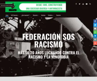 Sosracismo.eu(Federación SOS Racismo) Screenshot