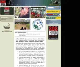 Sosrhino.org(SOS Rhino) Screenshot