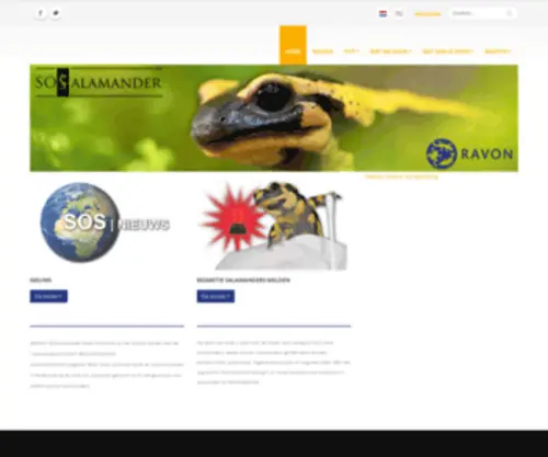 Sossalamander.nl(SOS Salamander nl) Screenshot