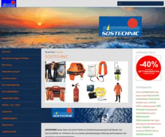 Sostechnic.com(SOSTECHNIC GmbH) Screenshot