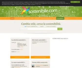 Sostenibile.com(Sostenibilità) Screenshot