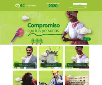 Sostenibilidadchec.com(Conozca nuestro Informe de Sostenibilidad CHEC 2020) Screenshot