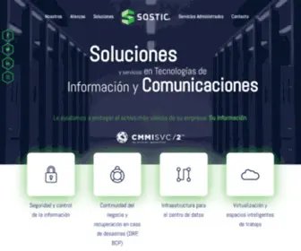 Sostic.com.mx(Protegemos la información de su empresa) Screenshot