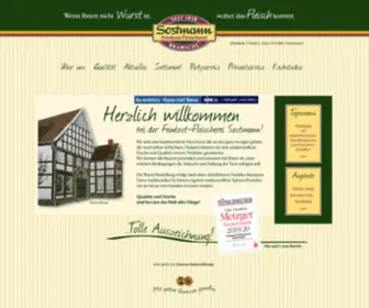 Sostmann.de(Sostmann Feinkost) Screenshot