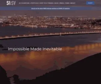 Sosv.com(The Accelerator VC) Screenshot