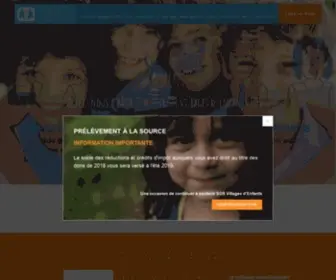 Sosve.org(SOS Villages d'Enfants) Screenshot