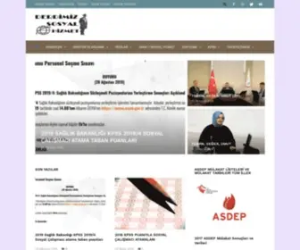 Sosyalcalisan.com(Sosyal Çalışan) Screenshot