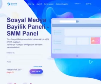 Sosyalhizmeti.com(Sosyal Medya Hizmeti Bayilik Paneli) Screenshot