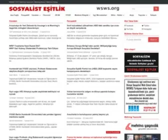 Sosyalistesitlik.org(Sosyalist Eşitlik) Screenshot