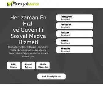 Sosyalmarka.net(Sosyal Medya Hizmetleri) Screenshot