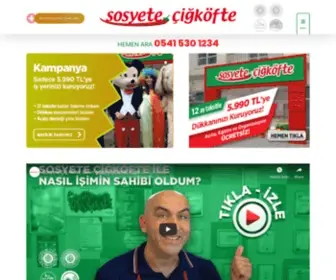 Sosyetecigkofte.com(Sosyete) Screenshot