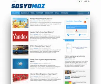 Sosyomoz.com(Güncel Teknoloji) Screenshot