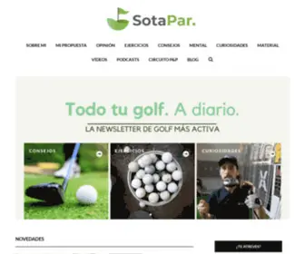 Sotapar.com(La Newsletter de Golf más activa) Screenshot