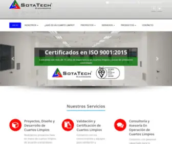 Sotatech.com.mx(SotaTech Cleanrooms) Screenshot