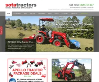 Sotatractors.com(SOTA Tractors Australia) Screenshot