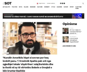 Sot.com.al(Sot News) Screenshot