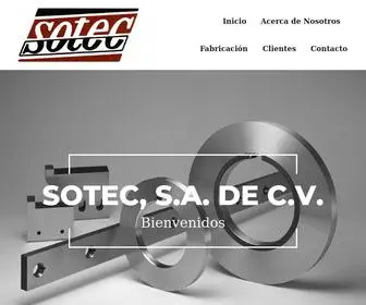 Sotec.com.mx(FABRICA DE CUCHILAS) Screenshot