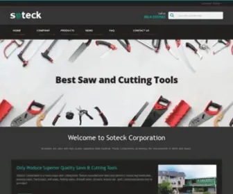 Soteck.com.tw(A professional manufacturer of a wide variety of high quality hand) Screenshot