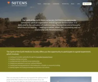 Sotems.com.au(The Spirit of the Earth Medicine Society (SOTEMS)) Screenshot
