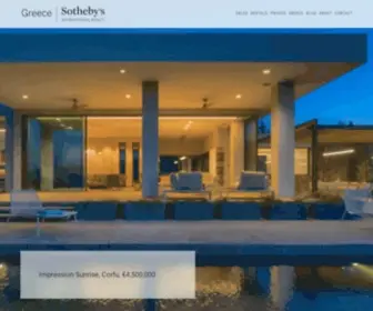 Sothebysrealty.gr(Greece Sotheby's International Realty) Screenshot